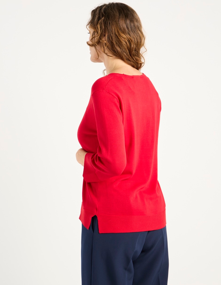 Blusa manga 3/4 para mujer 11