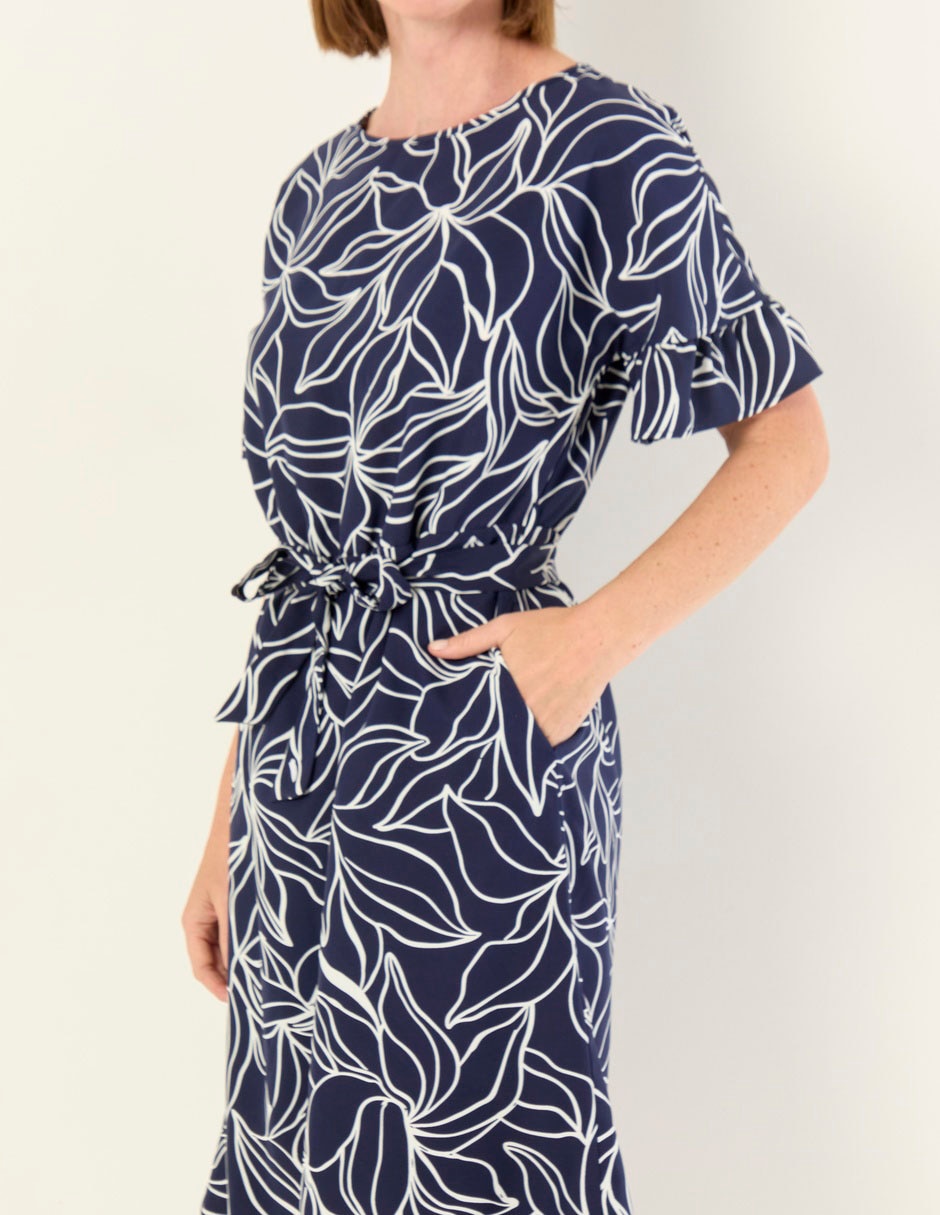 Vestido a la rodilla casual para mujer 3