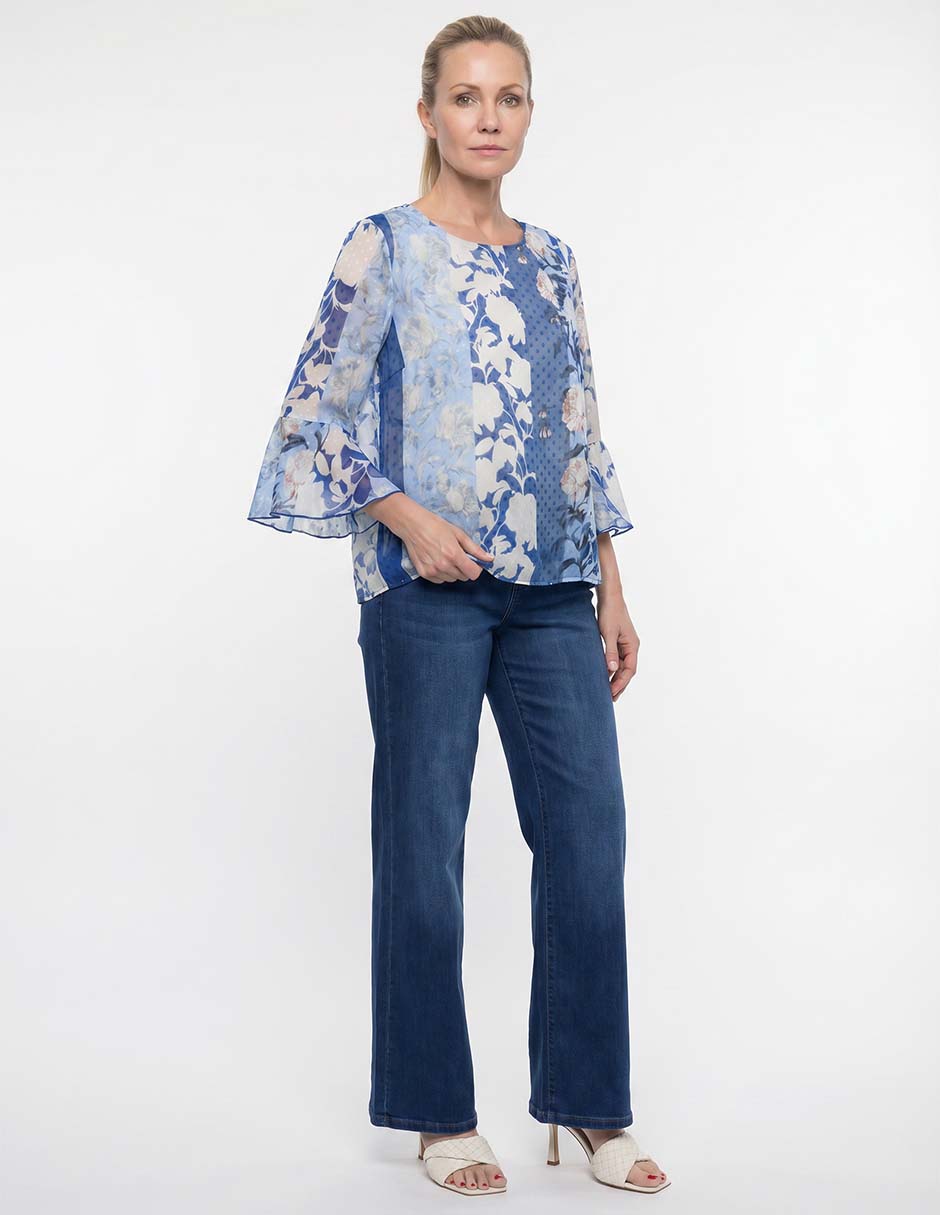 Blusa manga larga para mujer 4