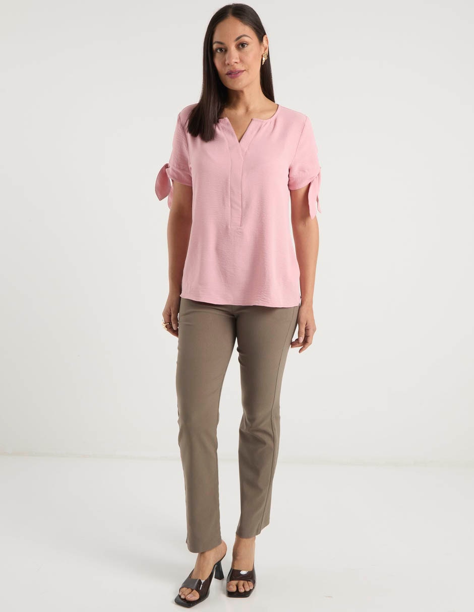 Blusa manga corta para mujer 8