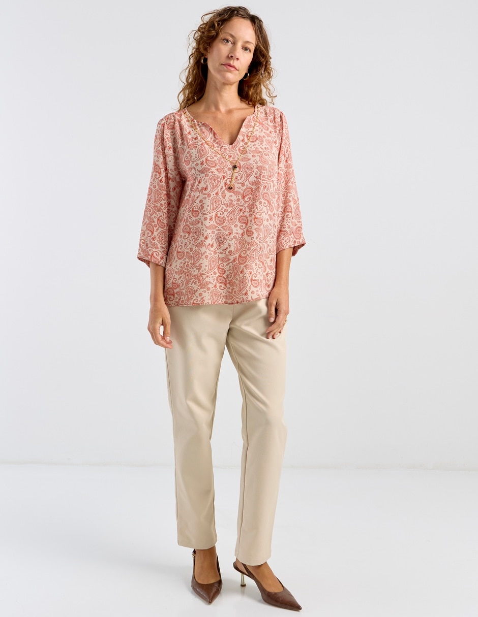 Blusa manga 3/4 para mujer 8