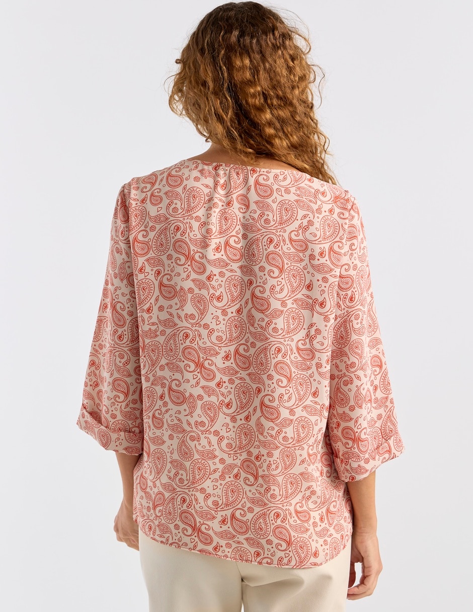 Blusa manga 3/4 para mujer 11