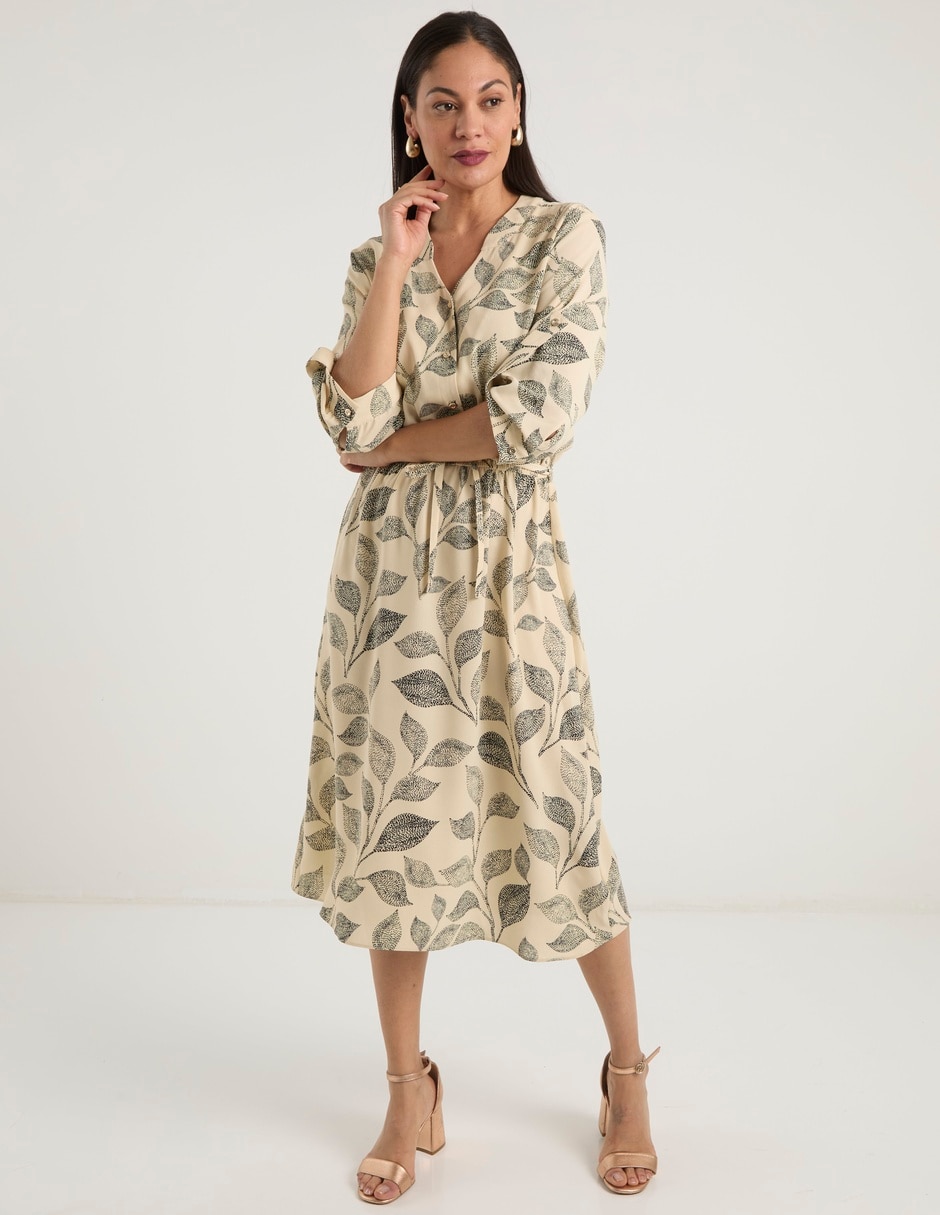 Vestido midi casual para mujer