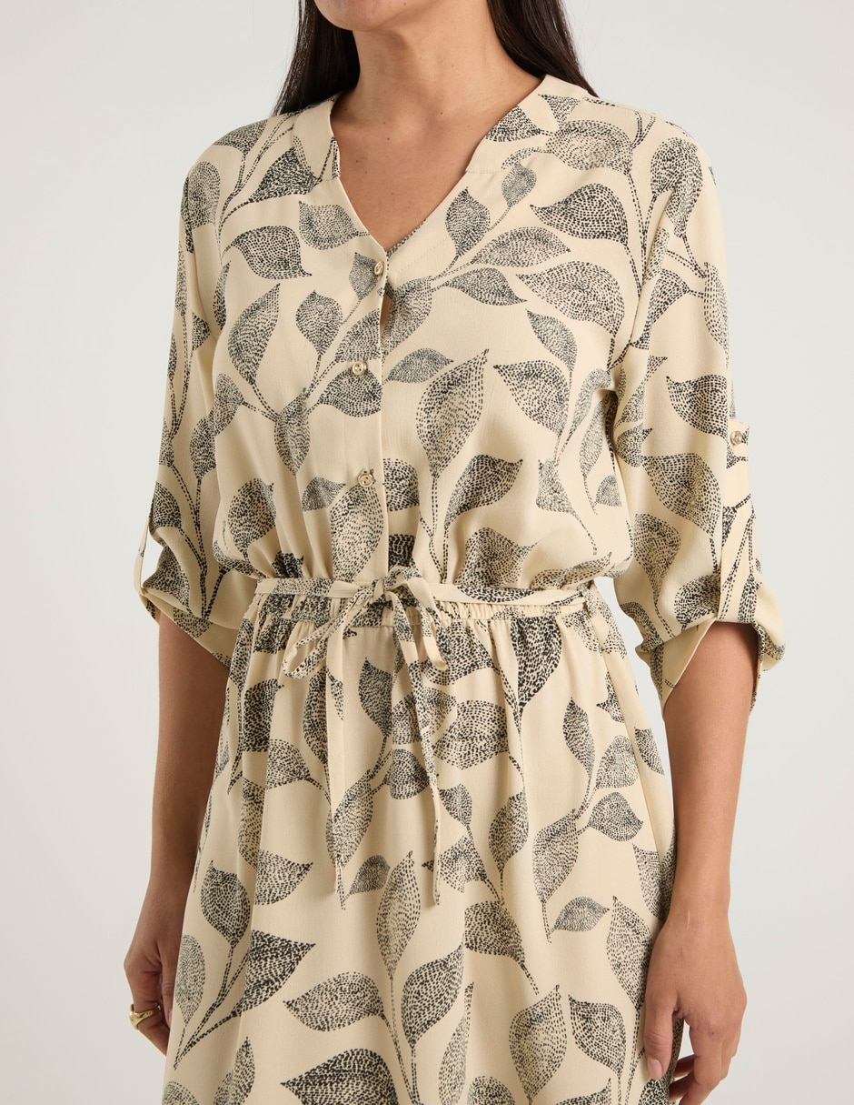 Vestido midi casual para mujer