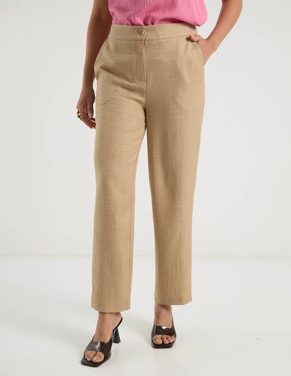 Pantalón regular para mujer