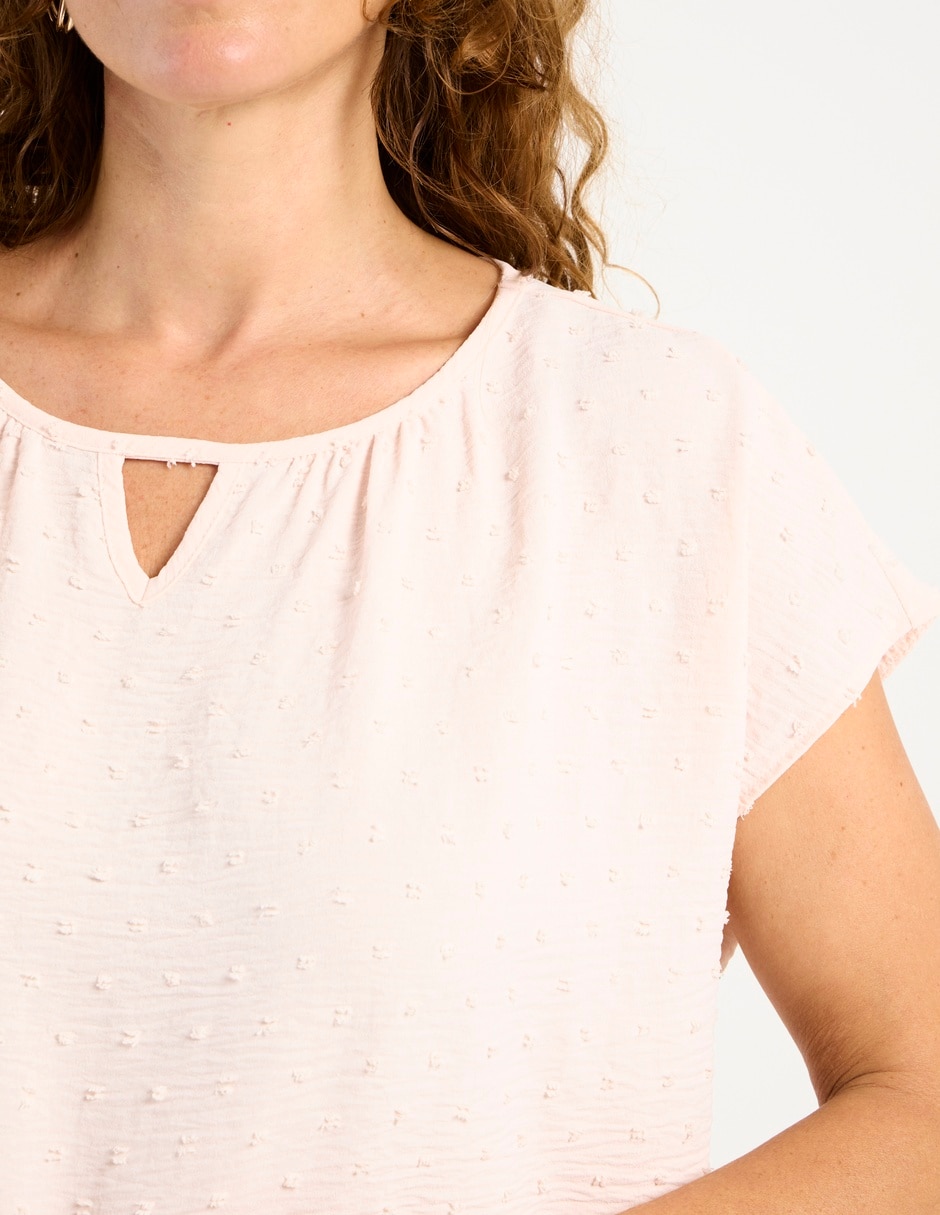 Blusa manga corta para mujer 9