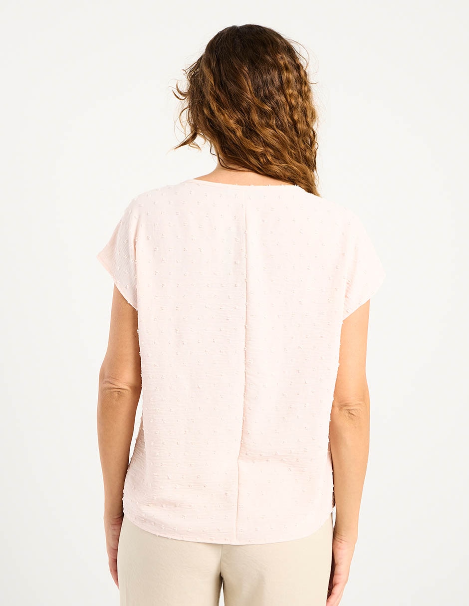 Blusa manga corta para mujer 11