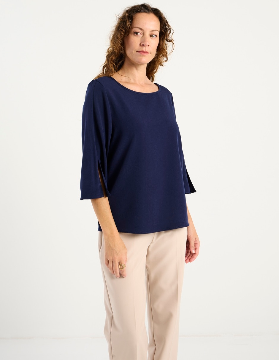 Blusa manga 3/4 para mujer 1