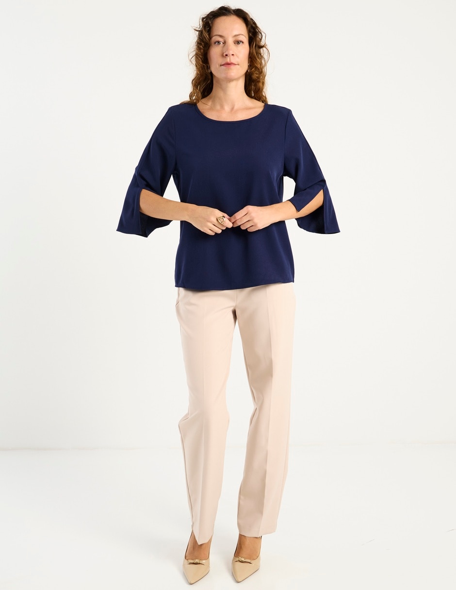 Blusa manga 3/4 para mujer 8