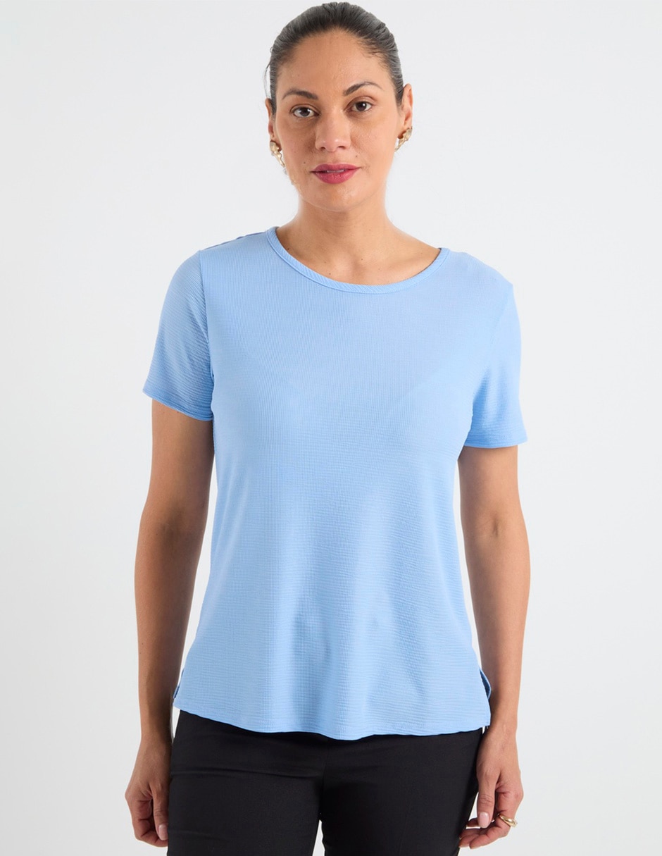 Blusa La Mode manga corta para mujer