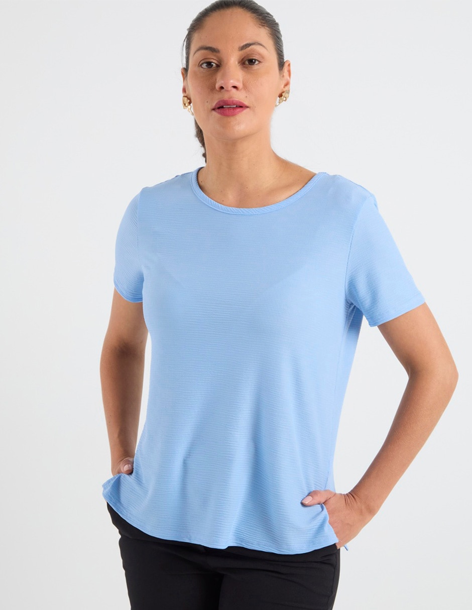 Blusa La Mode manga corta para mujer