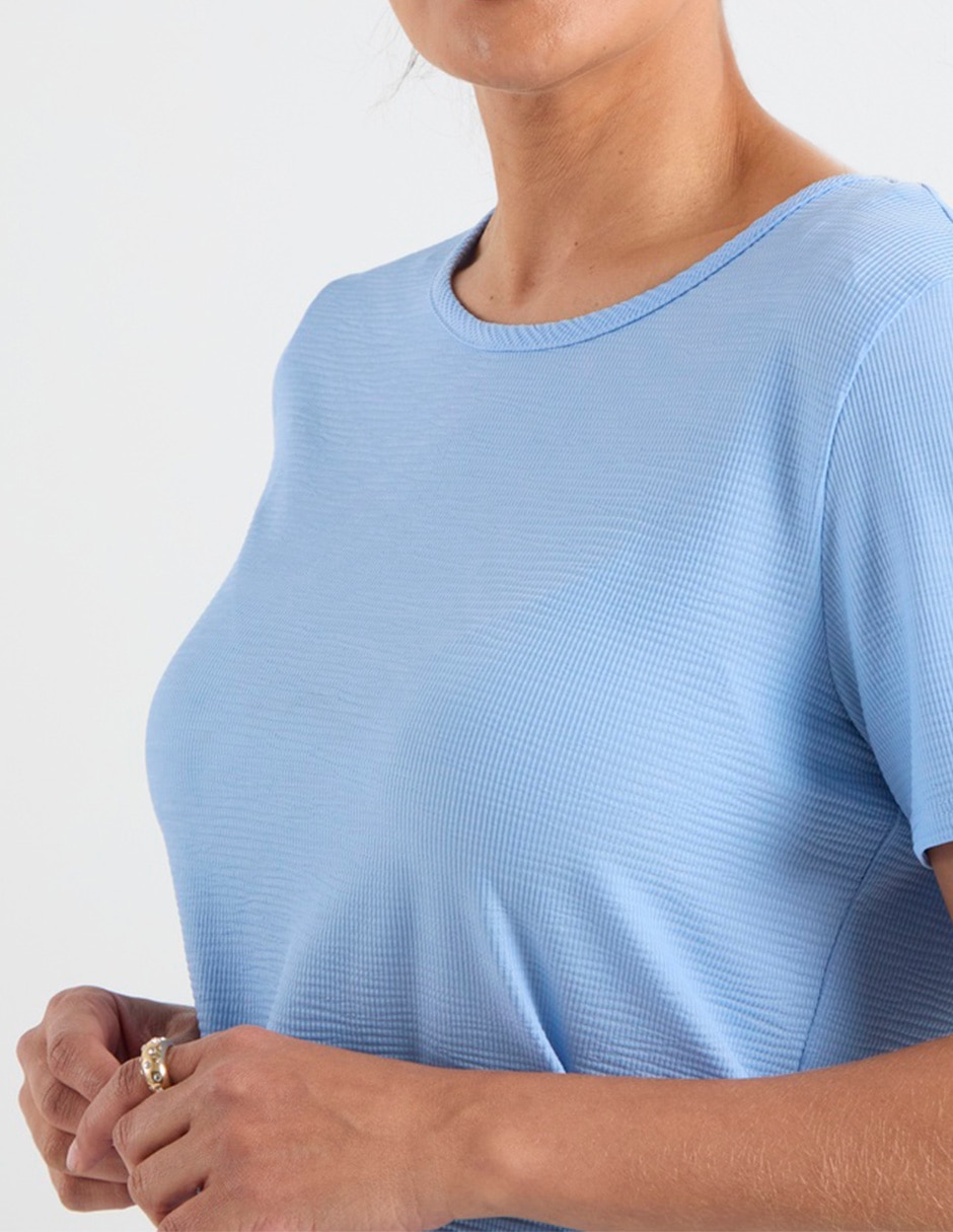 Blusa La Mode manga corta para mujer