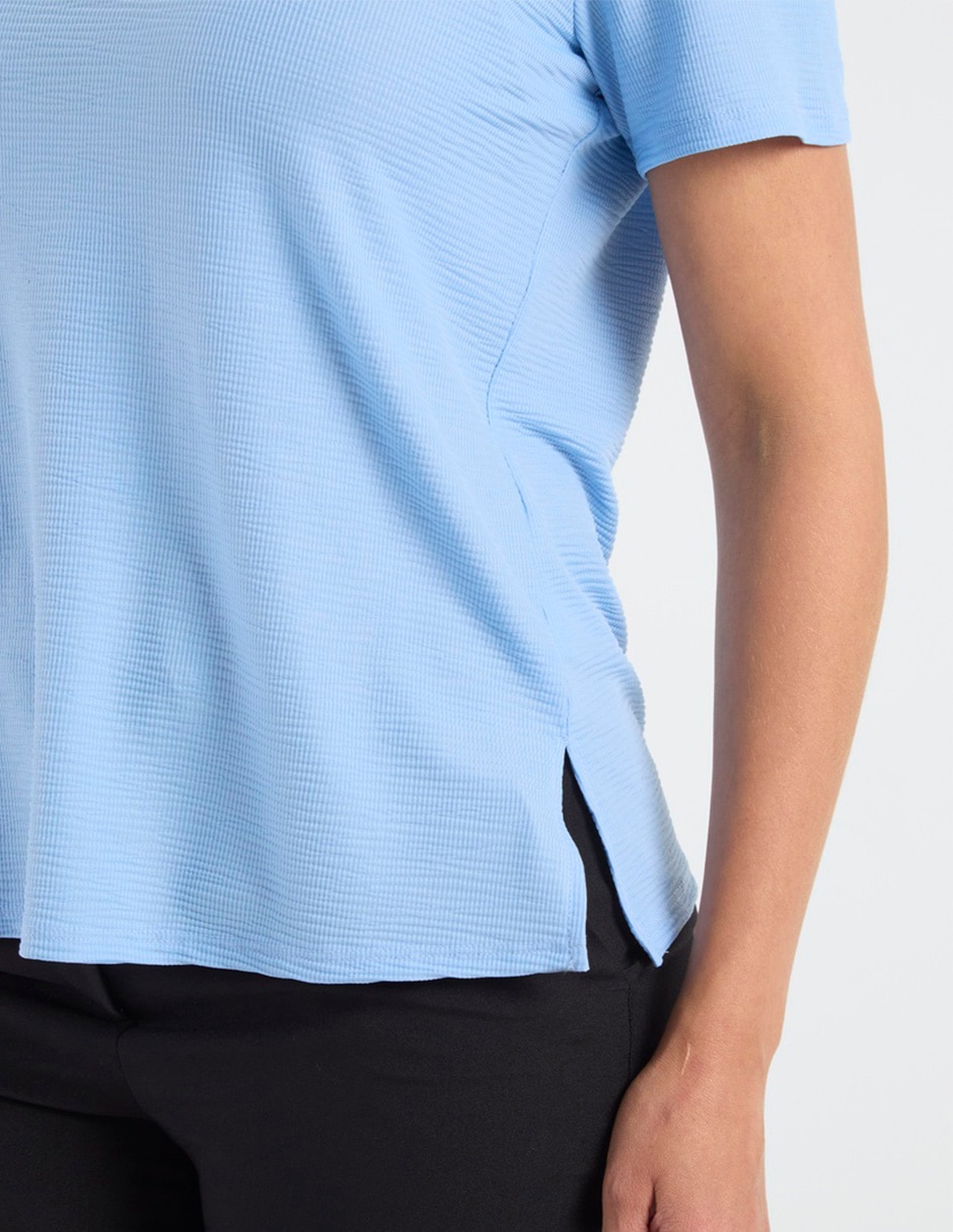 Blusa La Mode manga corta para mujer