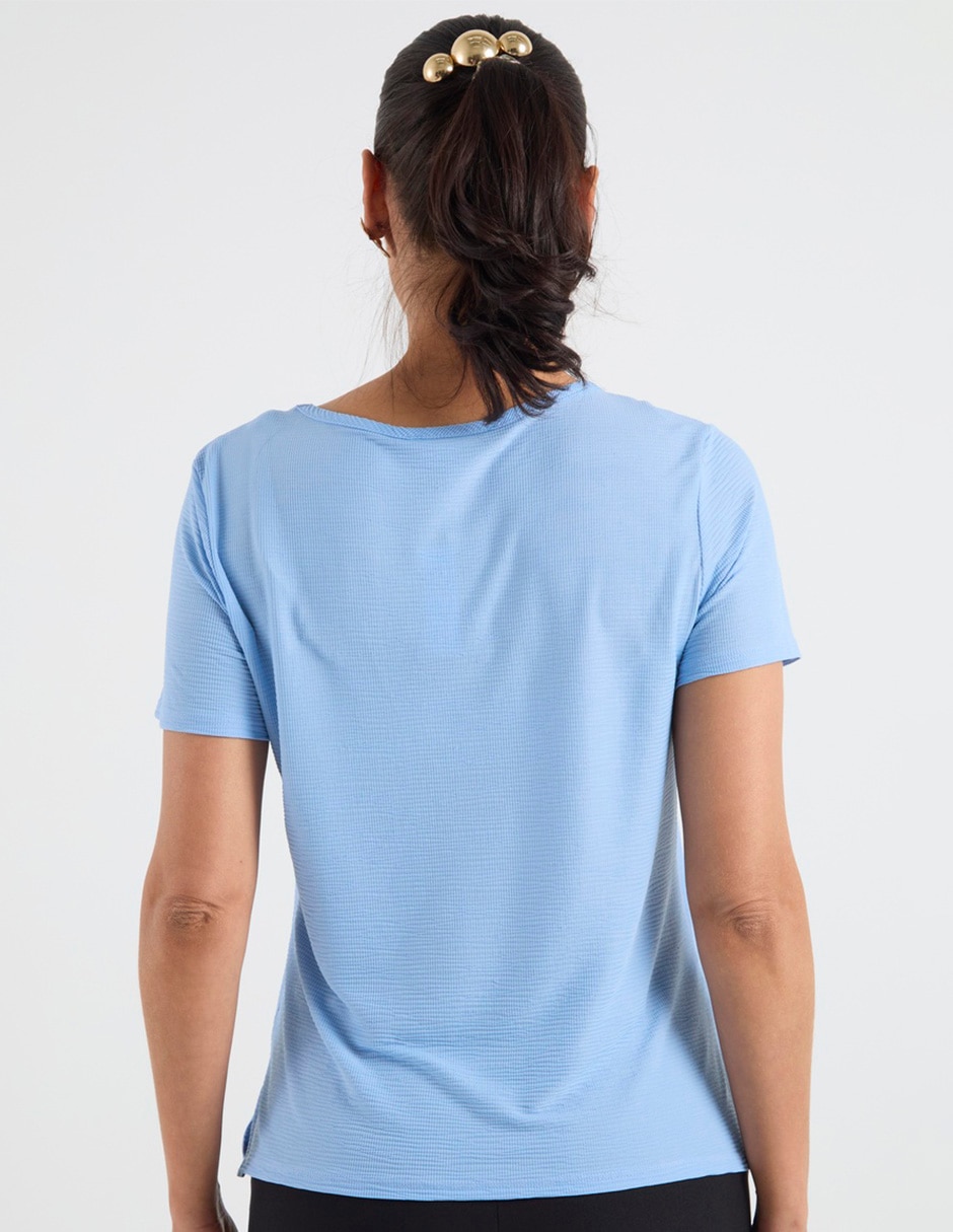 Blusa La Mode manga corta para mujer
