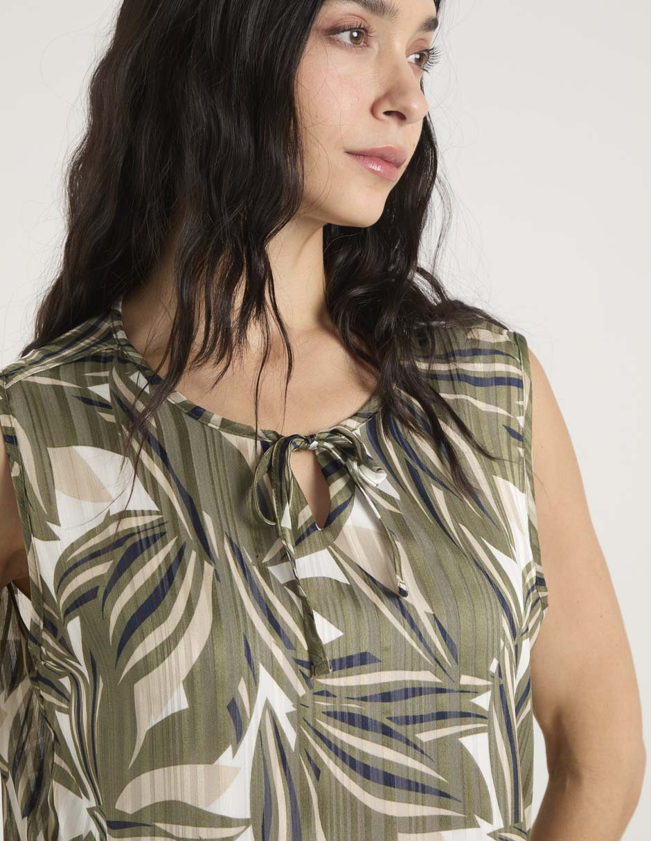 Blusa sin manga para mujer 3