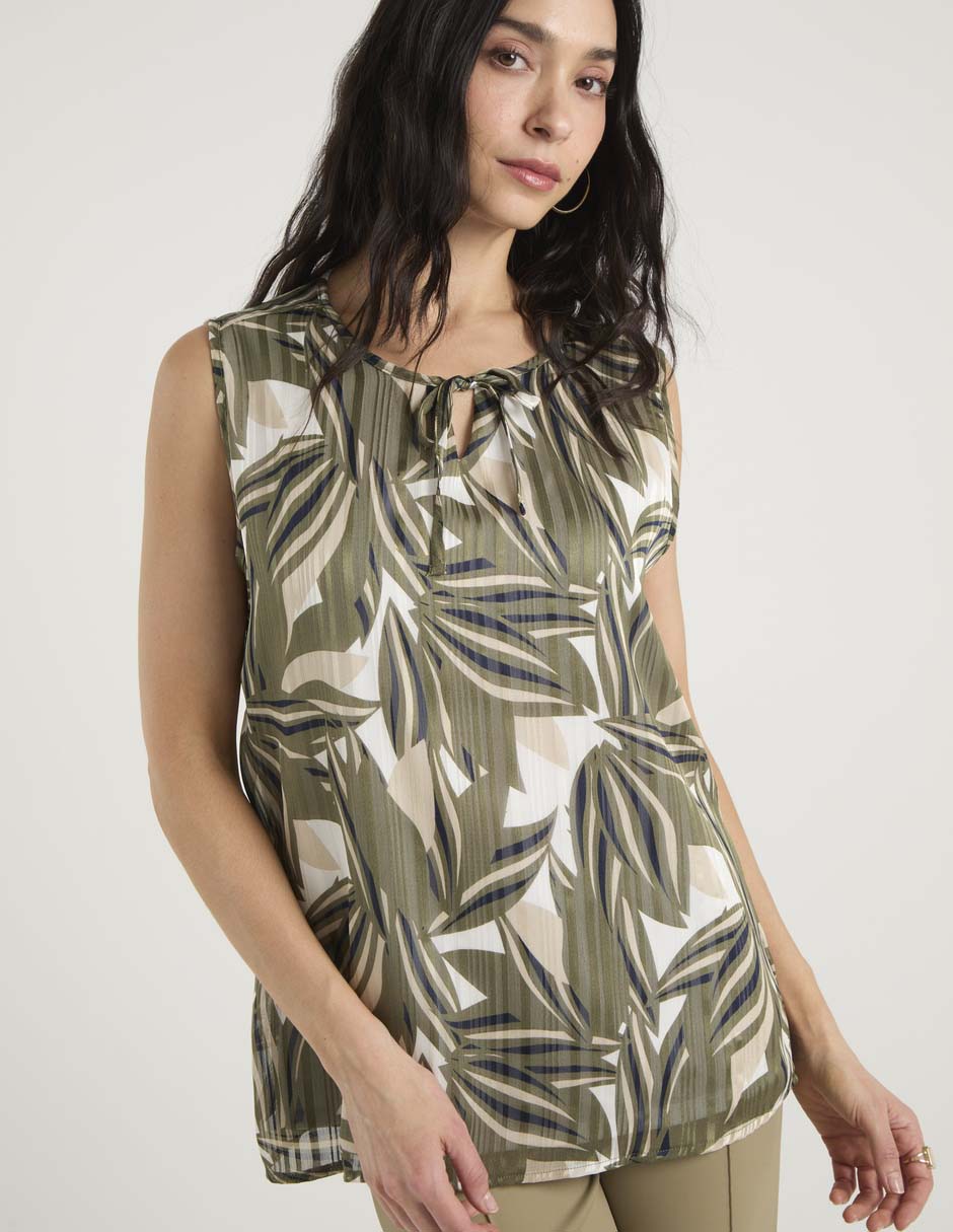 Blusa sin manga para mujer 2