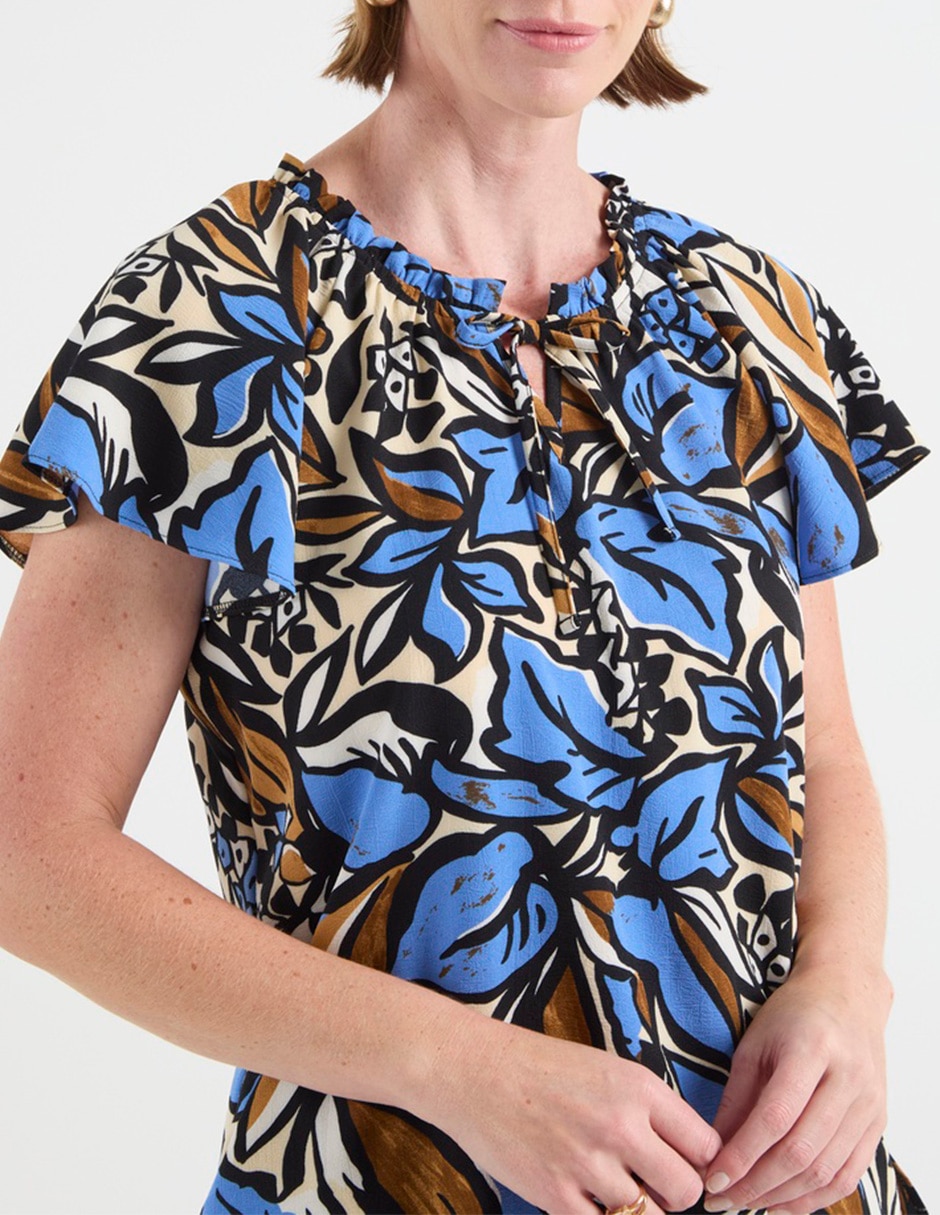 Blusa manga corta para mujer 10