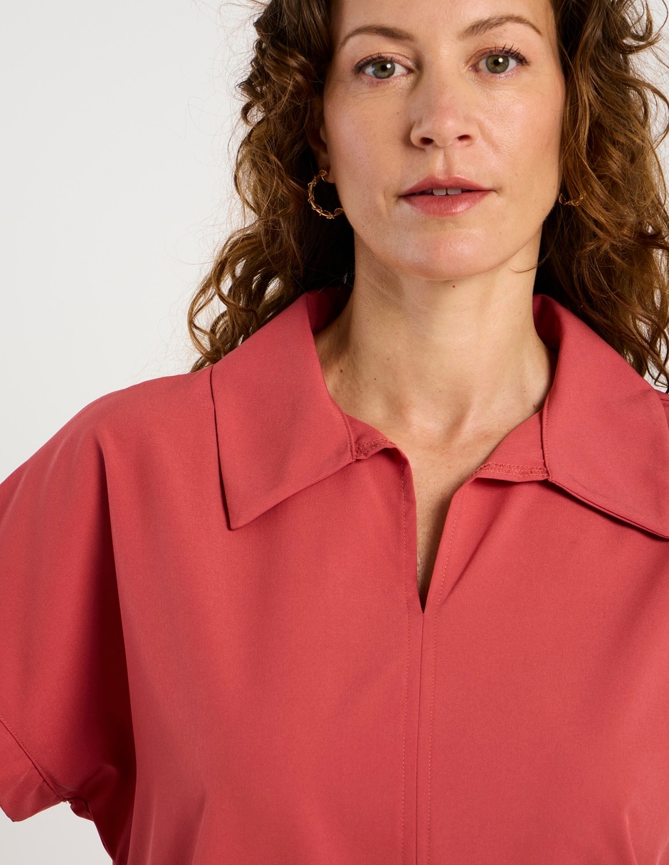 Blusa La Mode manga corta para mujer
