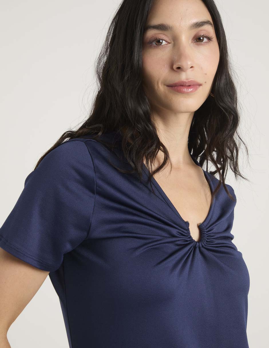 Blusa manga corta para mujer 3