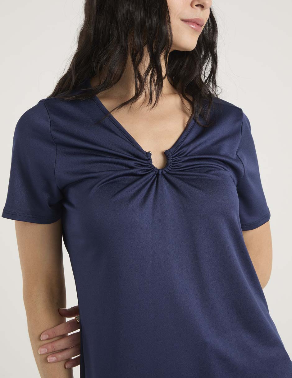 Blusa manga corta para mujer 2