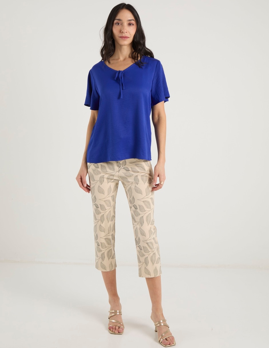 Blusa manga corta para mujer 3