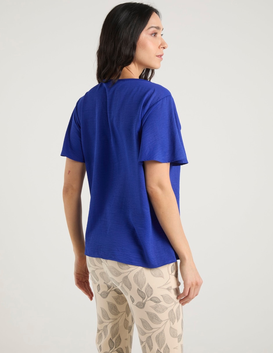 Blusa manga corta para mujer 6