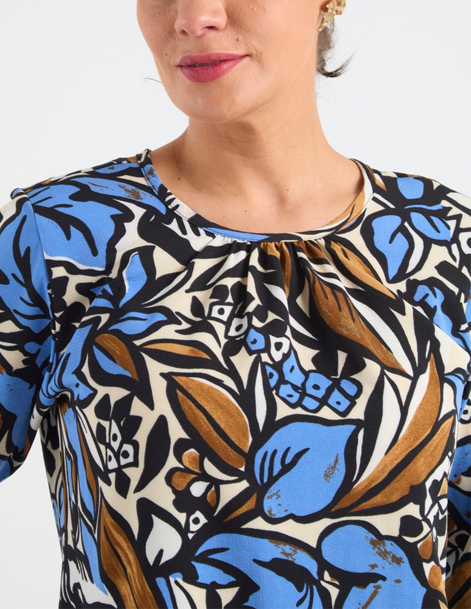 Blusa manga 3/4 para mujer 9