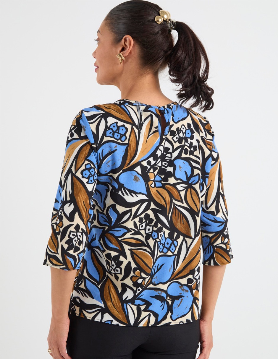 Blusa manga 3/4 para mujer 11