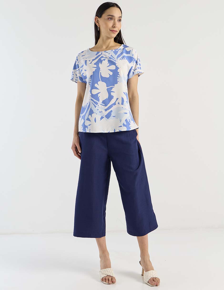 Blusa manga corta para mujer 8