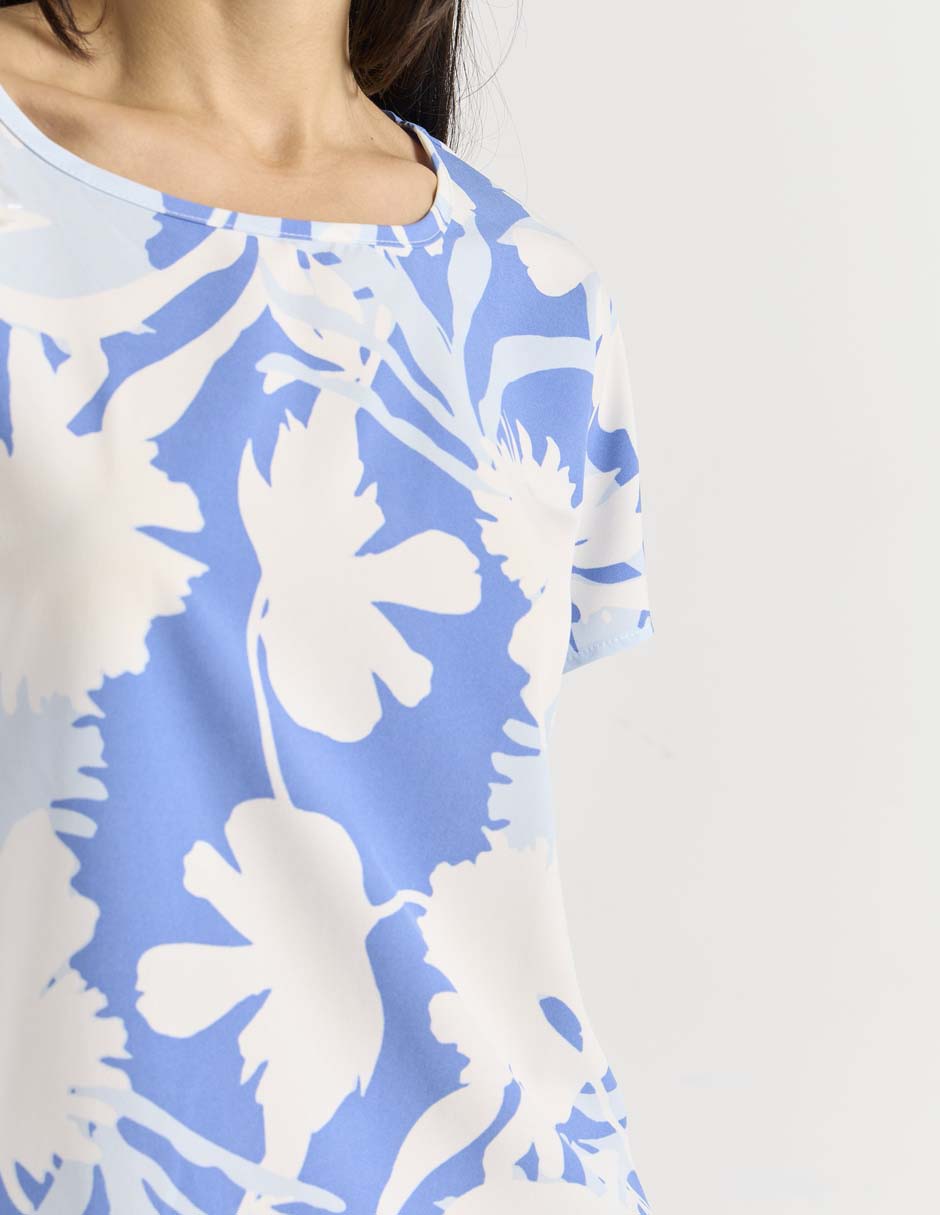 Blusa manga corta para mujer 9