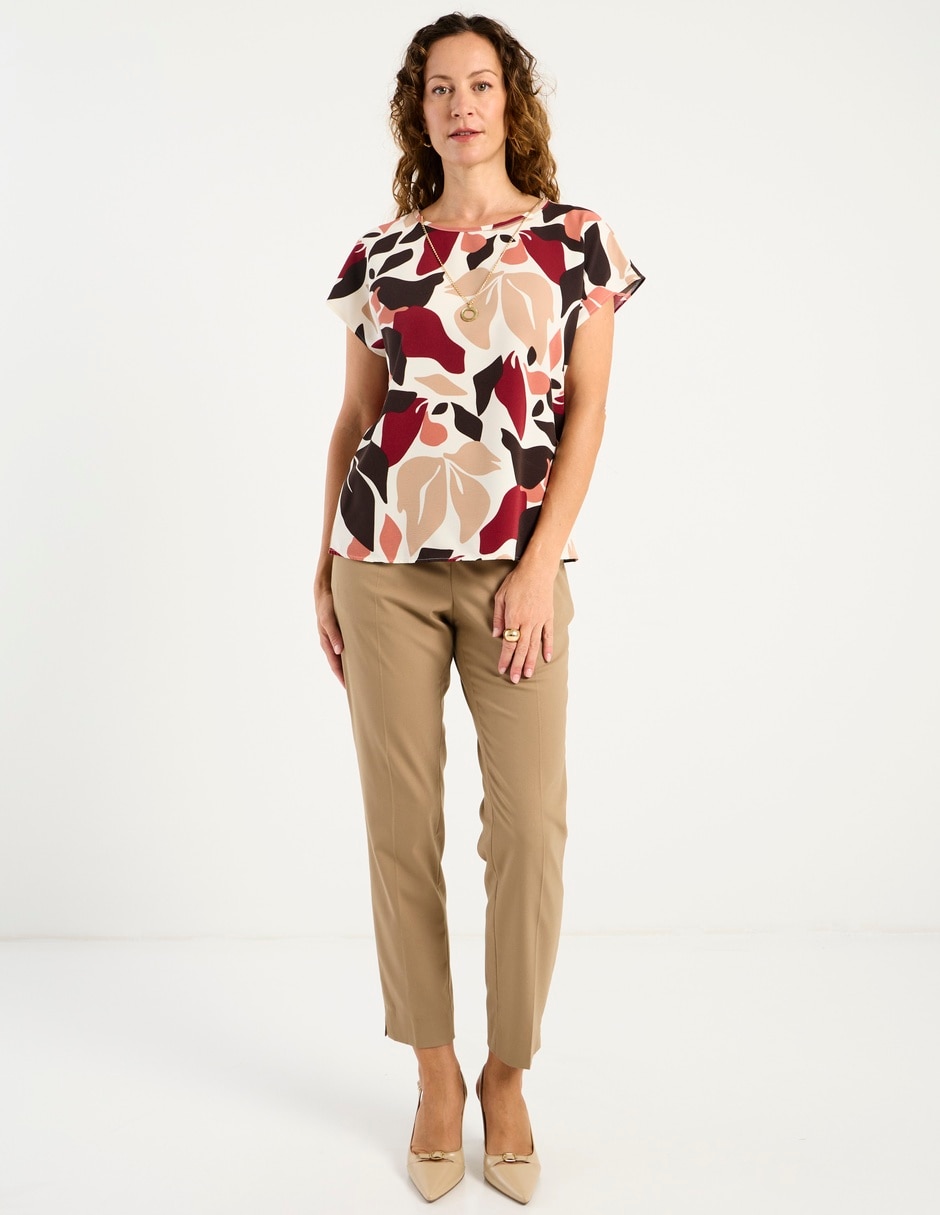 Blusa La Mode manga corta para mujer