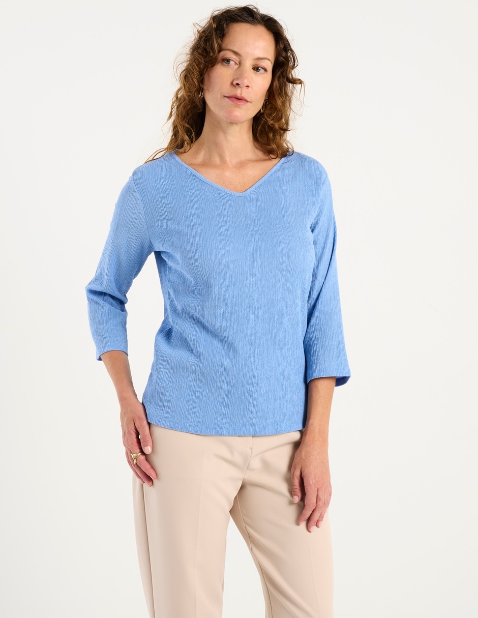 Blusa manga 3/4 para mujer 1