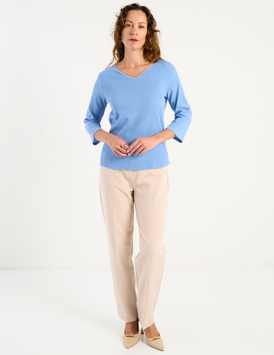 Blusa manga 3/4 para mujer 8