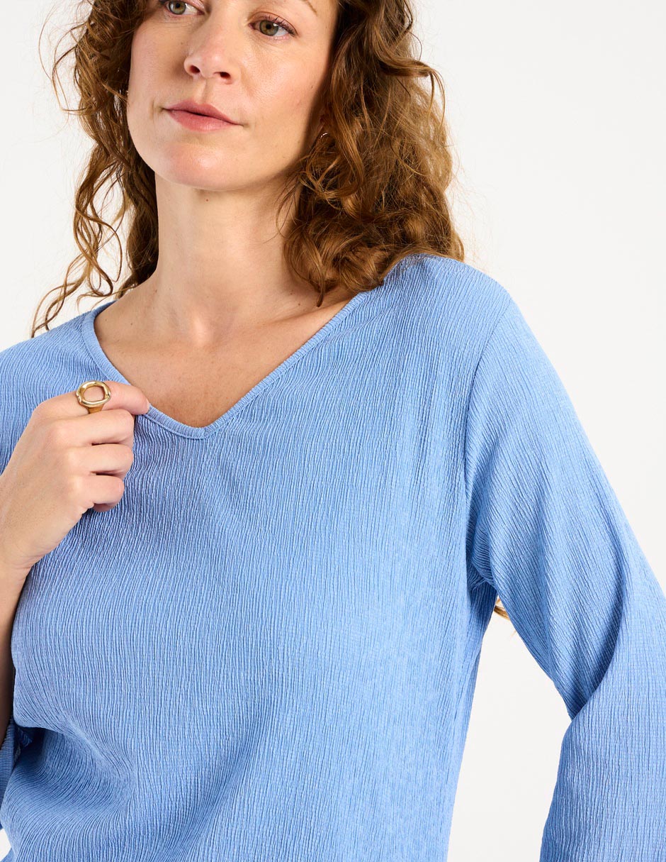 Blusa manga 3/4 para mujer 9