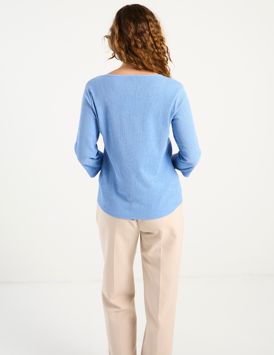Blusa manga 3/4 para mujer 11