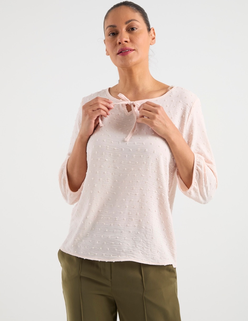 Blusa manga 3/4 para mujer 7