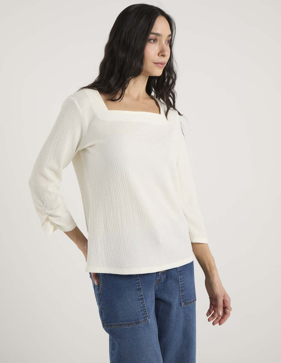 Blusa manga 3/4 para mujer 5