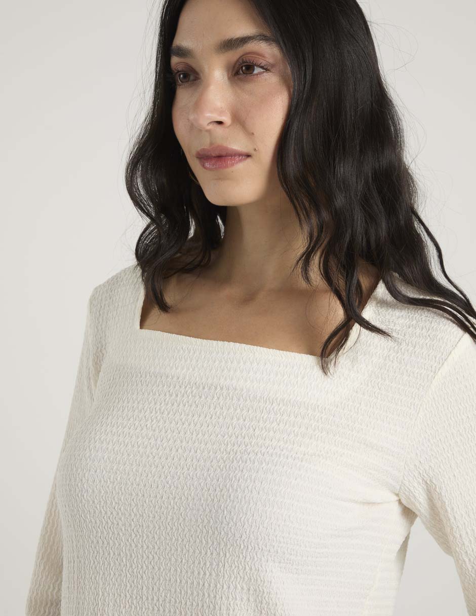 Blusa manga 3/4 para mujer 3
