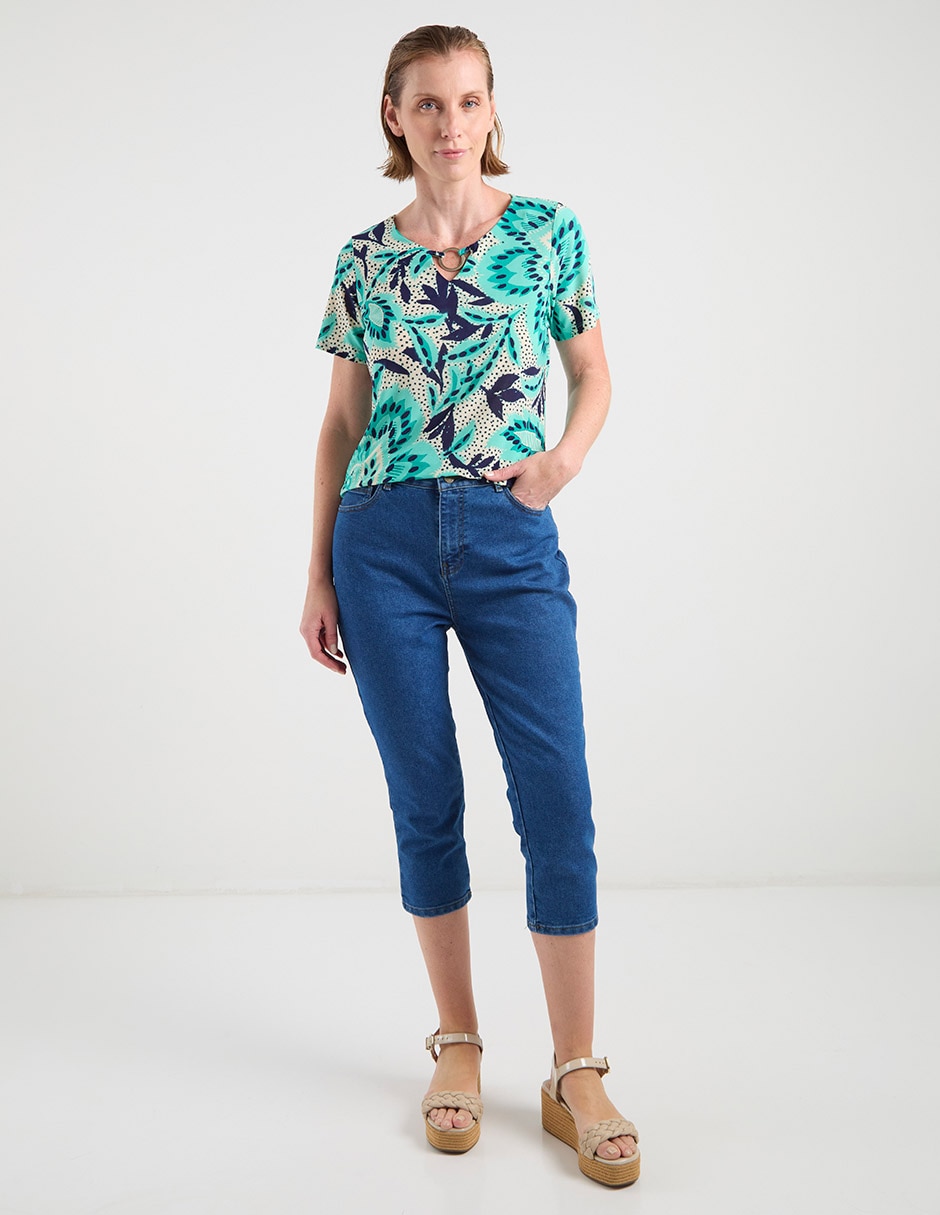 Blusa manga corta para mujer 9