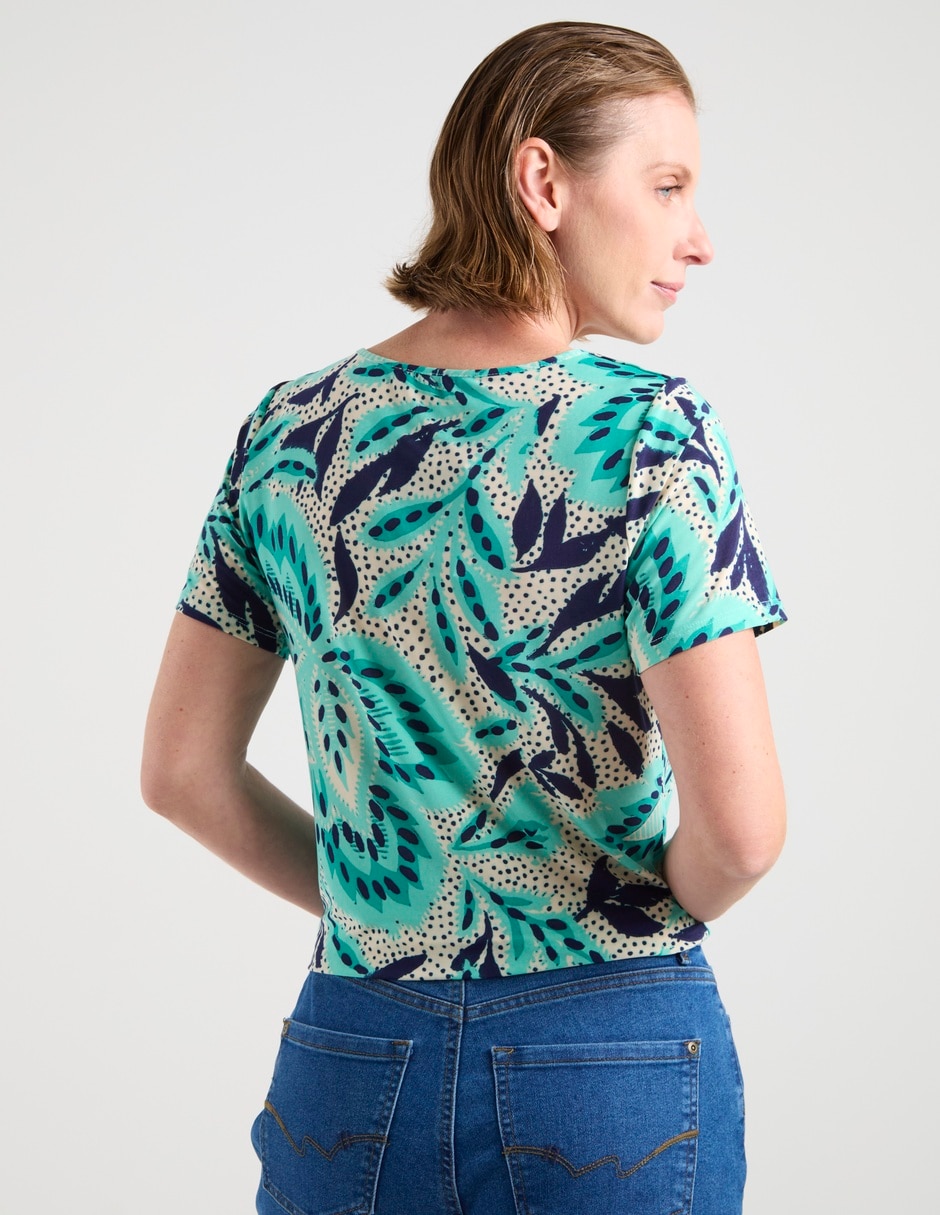 Blusa manga corta para mujer 12