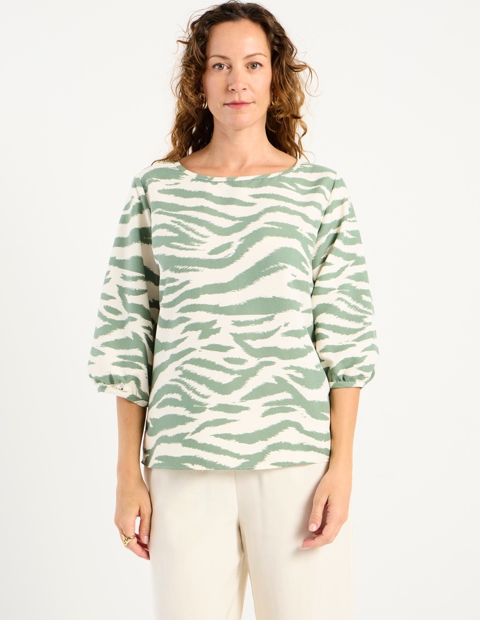 Blusa manga 3/4 para mujer 2