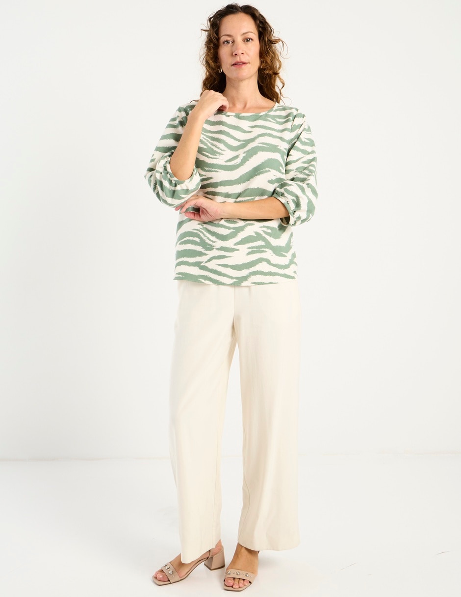 Blusa manga 3/4 para mujer 3
