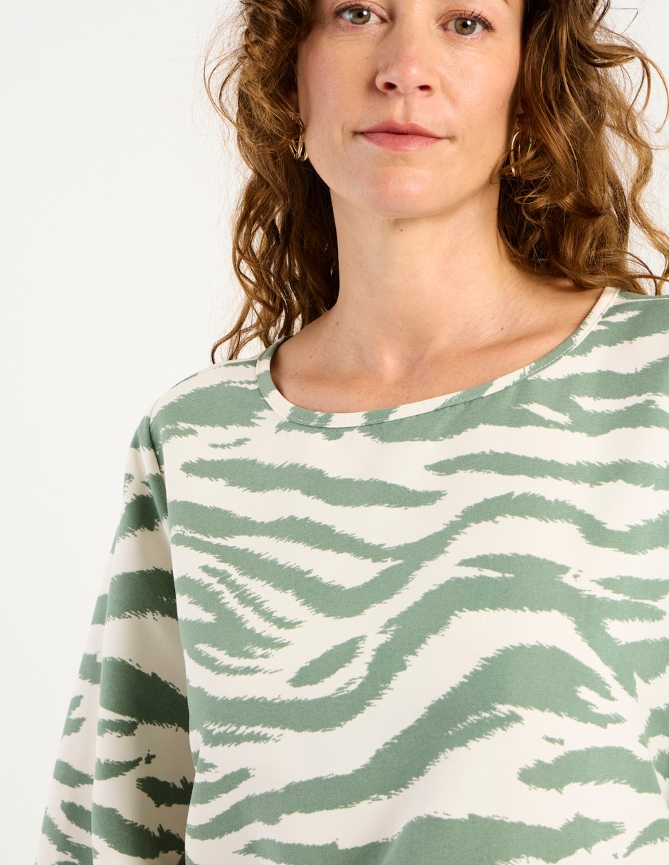 Blusa manga 3/4 para mujer 4