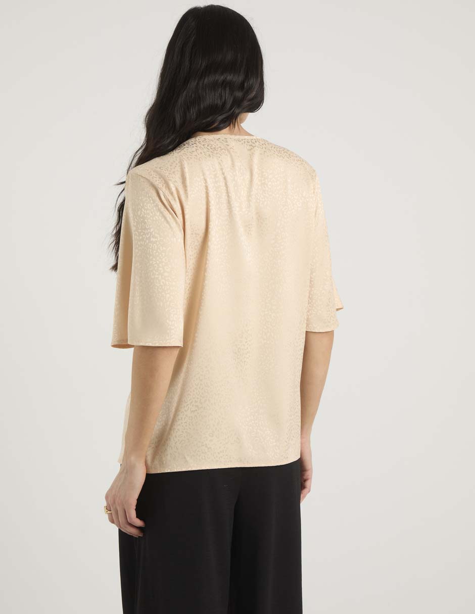 Blusa manga al codo para mujer 6