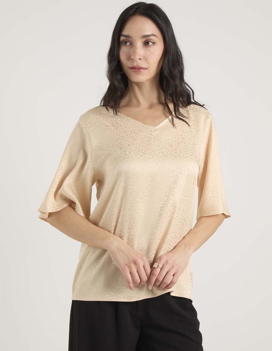 Blusa manga al codo para mujer Blusa manga al codo para mujer