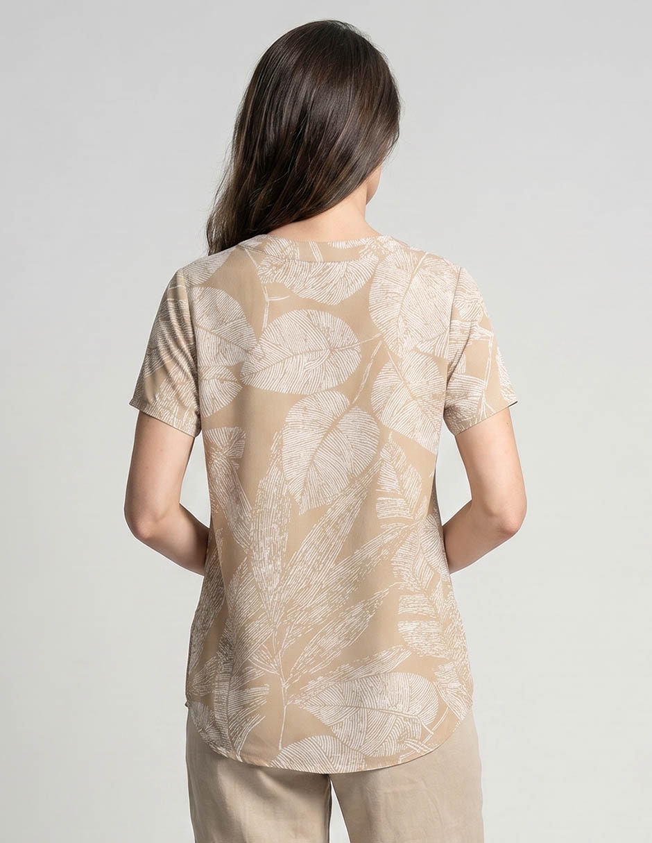 Blusa La Mode manga corta para mujer