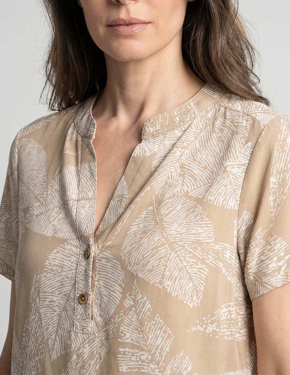 Blusa La Mode manga corta para mujer