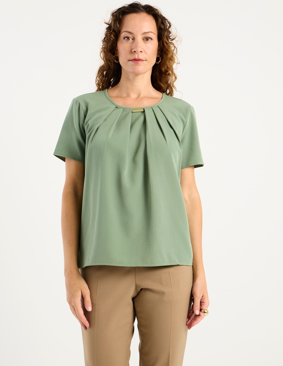 Blusa manga corta para mujer 1