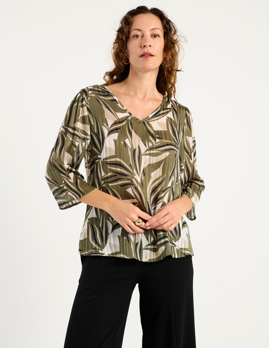 Blusa manga 3/4 para mujer 1