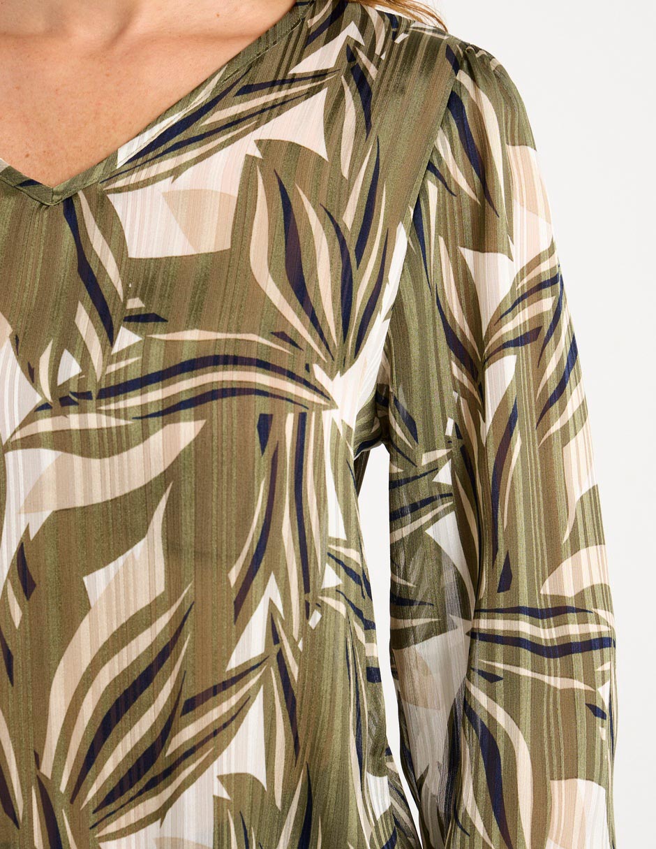 Blusa manga 3/4 para mujer 9